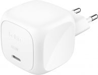 Зарядний пристрій мережевий Belkin 65Вт USB-С GAN PD PPS, білий