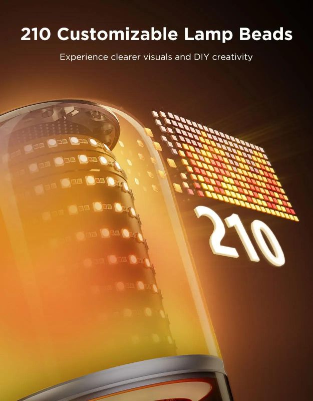 Настільний світильник розумний Govee Table Lamp 2 Pro x Sound by JBL, RGBICWW, WI-FI/Bluetooth, білий