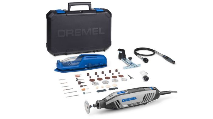 Шліфмашина шліфувально-гравірувальна Dremel 4250 3-45 175В 5000-35000об/хв 45 насадок + 3 приставок кейс 0.70кг