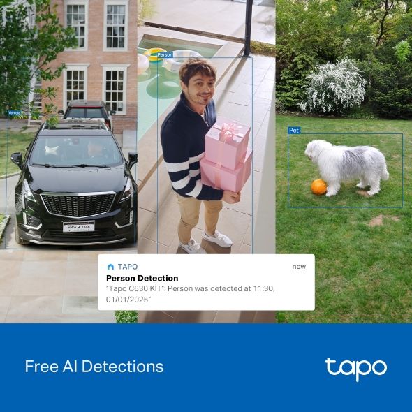Комплект розумної бездротової камери TP-LINK TAPO C630 KIT 3K та сонячної панелі