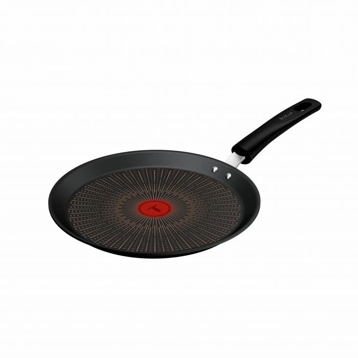 Сковорода для млинців Tefal Excellence Fusion, 25см, алюміній, бакеліт, чорний