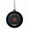 Сковорода ВОК  Tefal Emotion+, 28см, нержавіюча сталь, бакеліт, чорний