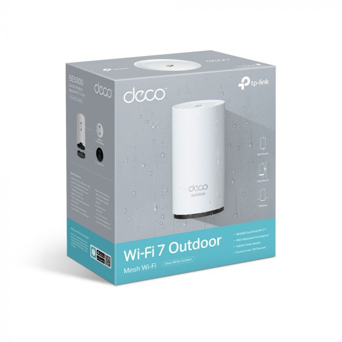 Система WiFi-Mesh TP-LINK Deco BE25 BE5000, 2x2.5GE LANWAN,  1мод, зовнішня
