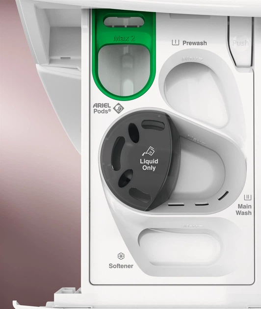 Пральна машина Electrolux фронтальна, 9кг, 1400, A, 60см, дисплей, пара, інвертор, universaldose, білий