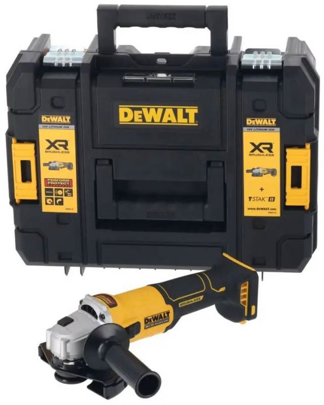 Шліфмашина кутова акумуляторна DeWALT XR Li-lon 18В 125мм 9000об/хв 1.61кг без АКБ та ЗП