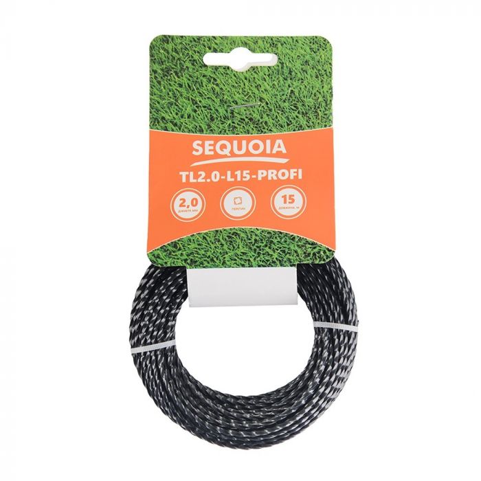 Ліска косильна SEQUOIA 2мм 15м кручений квадрат