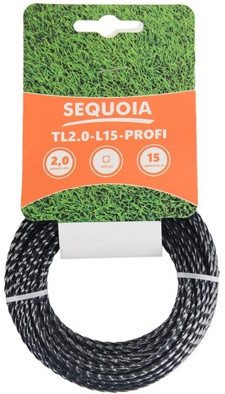 Ліска косильна SEQUOIA 2мм 15м кручений квадрат