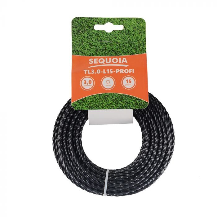 Ліска косильна SEQUOIA 3мм 15м кручений квадрат