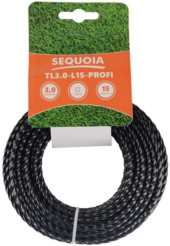 Ліска косильна SEQUOIA 3мм 15м кручений квадрат