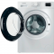 Пральна машина Indesit фронтальна, 7кг, 1200, A+++, 49.6см, дисплей, пара, інвертор, люк чорний, білий