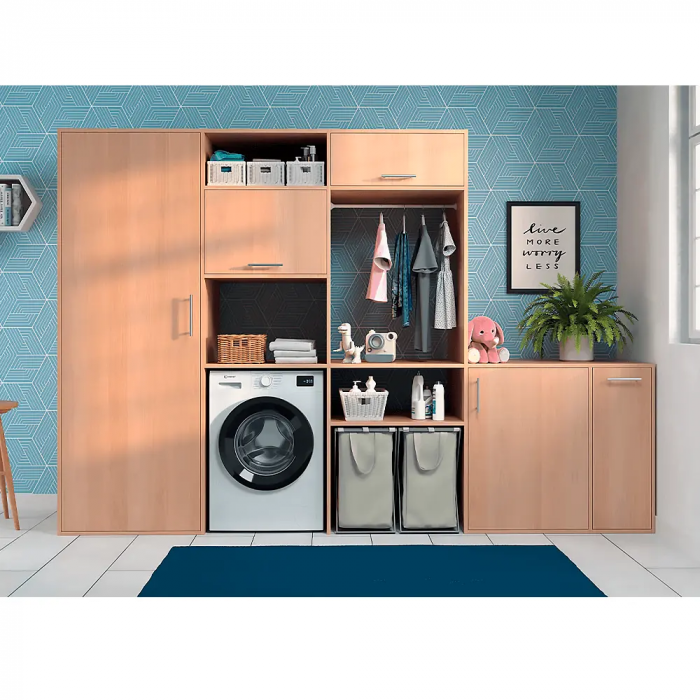Пральна машина Indesit фронтальна, 7кг, 1200, A+++, 49.6см, дисплей, пара, інвертор, люк чорний, білий