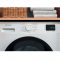 Пральна машина Indesit фронтальна, 6кг, 1200, A+++, 44.6см, дисплей, пара, інвертор, люк чорний, білий