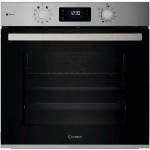 Духова шафа Indesit електрична, 71л, A+, дисплей, конвекція, телескопічні напрямні, нерж