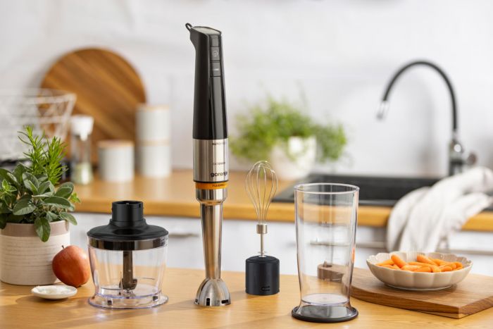 Блендер Gorenje заглибний 1200Вт, 3в1, чаша-800мл, чорний