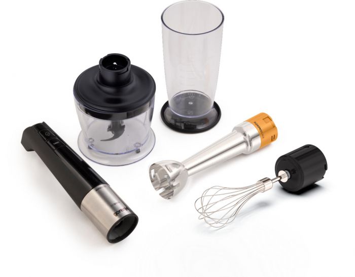 Блендер Gorenje заглибний 1200Вт, 3в1, чаша-800мл, чорний