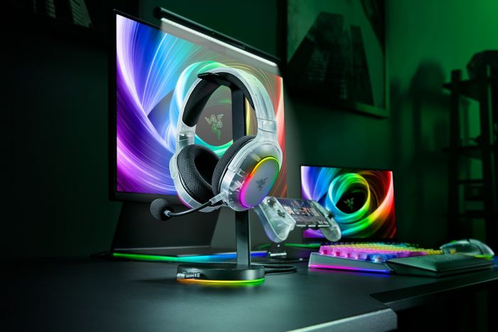 Гарнітура ігрова Razer Barracuda X Chroma, BT/WL, RGB, Phantom White Ed.
