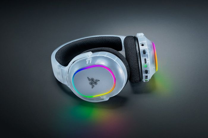 Гарнітура ігрова Razer Barracuda X Chroma, BT/WL, RGB, Phantom White Ed.