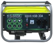 Генератор бензиновий Konner&Sohnen BASIC KSB 30A, 230В, 2.8кВт, ручний стартер, 36.2кг