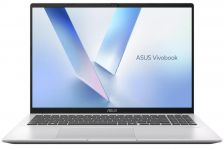 Ноутбук ASUS Vivobook 16 M1607GA-MB010 16" WUXGA IPS, AMD AI 7 445, 16GB, F512GB, UMA, NoOS, Сріблястий