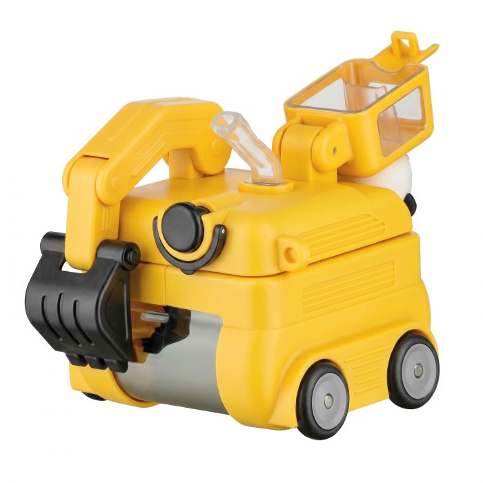 Пляшка для води ARDESTO Excavator 500мл, пластик, жовтий