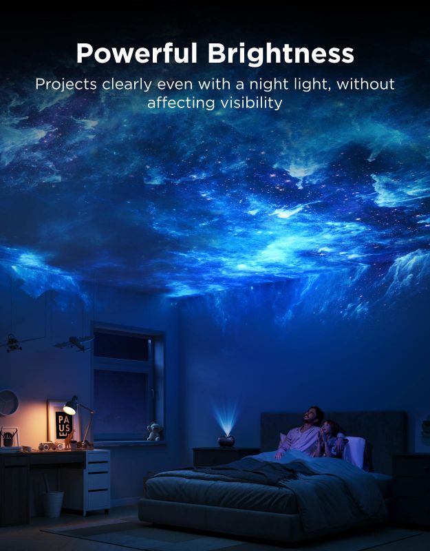 Зірковий проектор Govee H609D Galaxy Light Projector 2 Pro, RGB, WI-FI/Bluetooth, чорний
