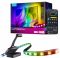 Набір адаптивного підсвічування Govee R2A81 Three-cameraTV Backlight 75-85', RGBIC, WI-FI/Bluetooth, чорний