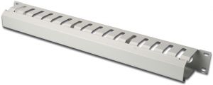 Кабельний організатор DIGITUS 19" 1U, перфорований, сірий, RAL 7035