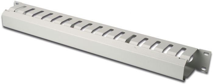 Кабельний організатор DIGITUS 19" 1U, перфорований, сірий, RAL 7035