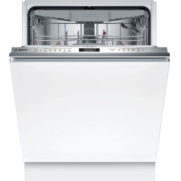 Посудомийна машина Bosch вбудована, 14компл., A, 60см, дисплей, 3й кошик, білий