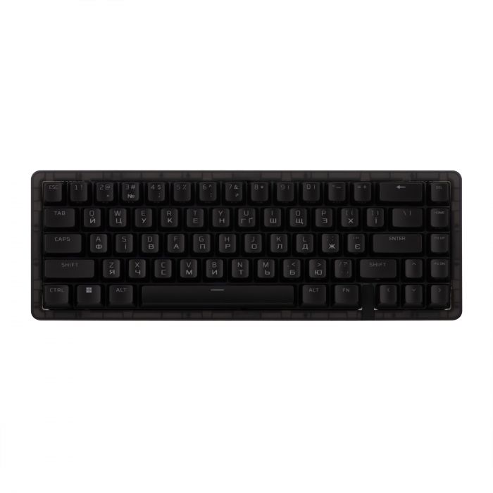Клавіатура механічна HyperX Alloy Origins 2 65key, Red, USB-A, Hot-Swap, EN/UA, RGB, чорний