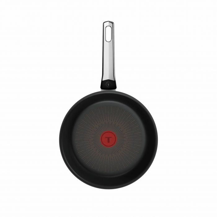 Сковорода Tefal Excellence Fusion,24см, алюміній, нержавіюча сталь, бакеліт, чорний