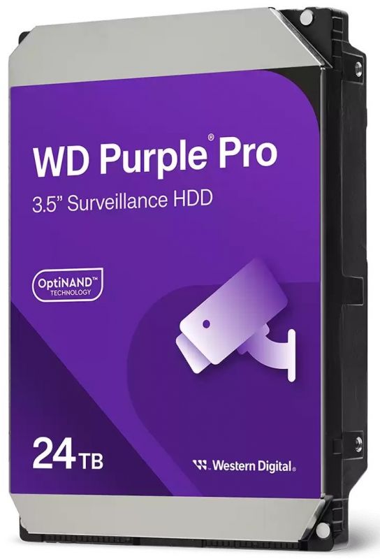 Жорсткий диск WD 24TB 3.5" 7200 512MB SATA Purple Pro Surveillance