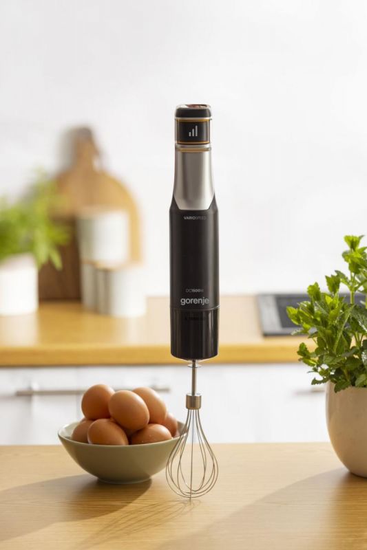 Блендер Gorenje заглибний 1500Вт, 4в1, чаша-800мл, подрібнювач, чорний