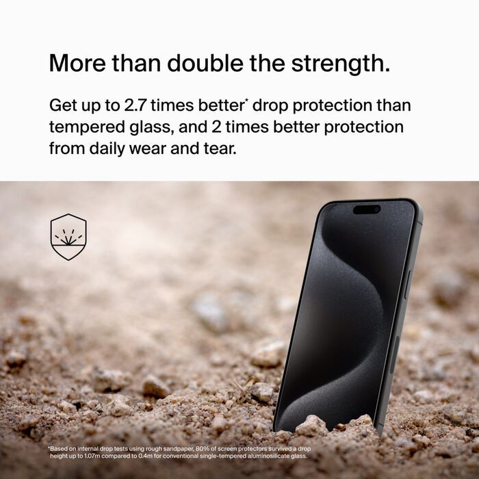 Захисне скло Belkin для iPhone 15 Pro Max UltraGlass2 AM (1 Pack)
