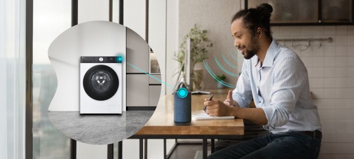 Пральна машина LG фронтальна, 9кг, 1200, A, 48см, дисплей, пара, інвертор, білий