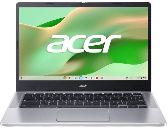 Ноутбук Acer Chromebook CB314-4H 14" FHD IPS, Intel C N100, 8GB, F128GB, UMA, ChromeOS, сріблястий