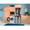 Пральна машина Indesit фронтальна, 6кг, 1000, A+++, 44.6см, дисплей, пара, інвертор, білий