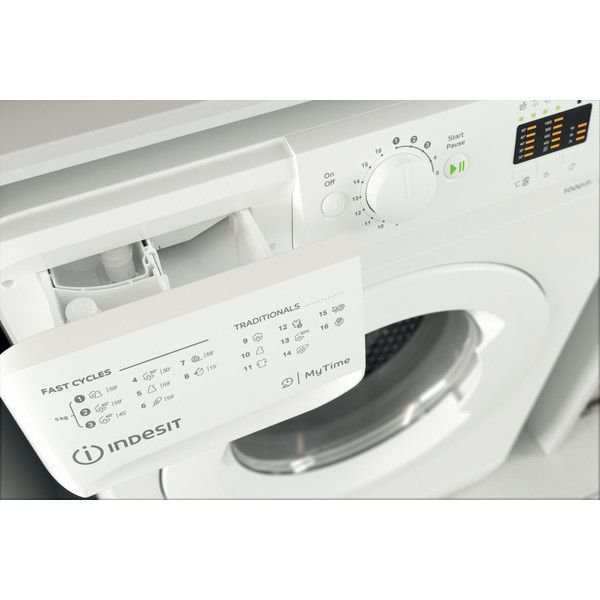 Пральна машина Indesit фронтальна, 5кг, 1000, A++, 43см, білий