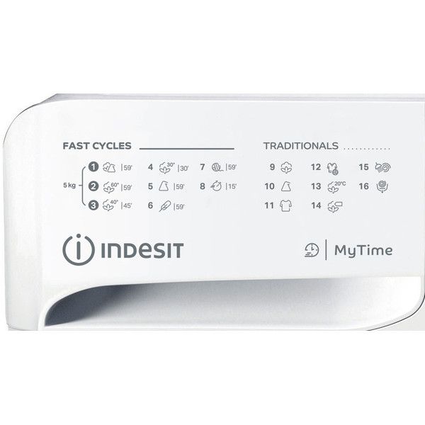 Пральна машина Indesit фронтальна, 5кг, 1000, A++, 43см, білий