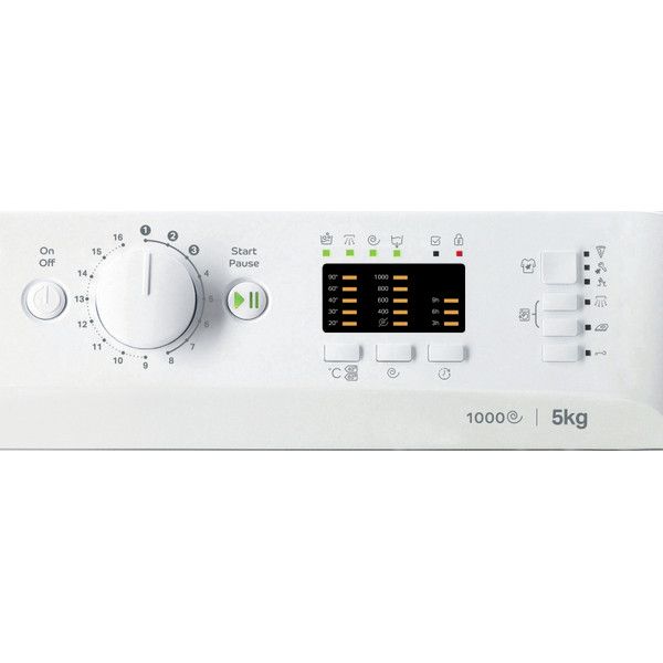 Пральна машина Indesit фронтальна, 5кг, 1000, A++, 43см, білий