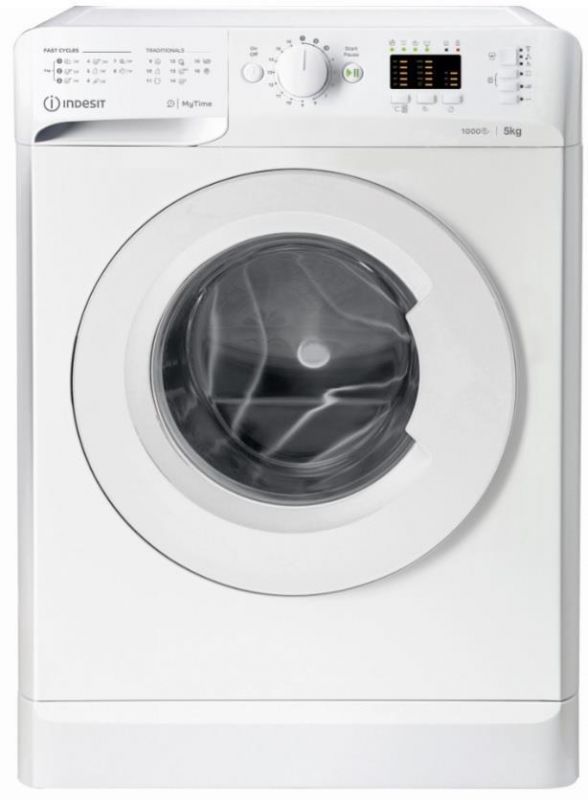 Пральна машина Indesit фронтальна, 5кг, 1000, A++, 43см, білий