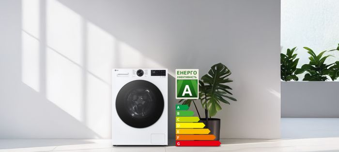Пральна машина LG фронтальна, 8кг, 1200, A, 48см, дисплей, пара, інвертор, білий