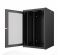 Шафа MIRSAN 19", 6U, WTN, перфорація 80%, 600x450 мм, 2т.кріпл, максимально 100 кг, чорна