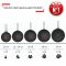 Сковорода Tefal Comfort Max, 20см, нержавіюча сталь, бакеліт, чорний