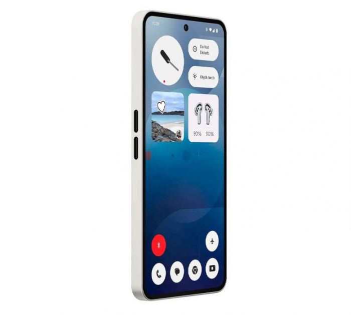 Смартфон Nothing Phone (3a) 6.77" 12/256ГБ, 2SIM, 5000мА•год, білий