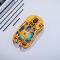 Миша GravaStar Mercury M1 Pro, magnesium alloy body, BT/WL/USB-A, RGB, Battle-Worn Yellow