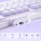 Клавіатура механічна GravaStar Mercury K1 80keys, GravaStar x Kailh Cheery Pink, EN, BT/WL/USB, Lavender Purple