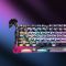 Клавіатура магнітна GravaStar Mercury V75 Pro 80keys, Magnetic Jade Gaming, 8K, USB-A, RGB, Neon Graffiti