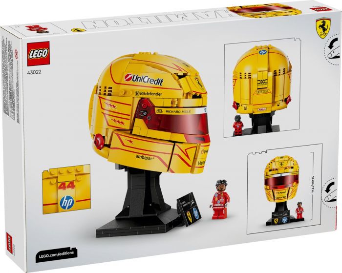 Конструктор LEGO Editions Formula 1 Шолом Льюїса Гамільтона з команди Scuderia Ferrari HP