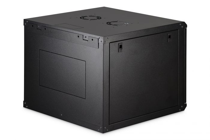 Шафа DIGITUS 19", 9U, Wall Mounting Dynamic-N, 600x600 мм, 60кг максимально, розібрана, чорна
